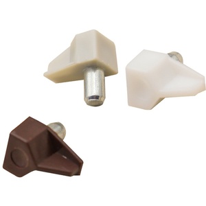Support d'accessoire métallique pour meubles, panneau en plastique transparent blanc de 5 mm pour <span class=keywords><strong>armoire</strong></span>, cloison de placard, étagère mobile triangulaire en verre - Product Image 2