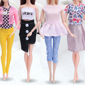 Vente en gros de vêtements de jeu d'habillage de poupée de <span class=keywords><strong>30</strong></span> <span class=keywords><strong>cm</strong></span> à la mode, ensemble de vêtements pour enfants, filles, jouets, poupée articulée - Product Image 5