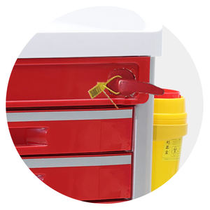 MN-EC014 मनहुआ मेडिकल इमरजेंसी कार्ट मेडिसिन ट्रॉली अस्पताल क्लिनिक चिकित्सा आपातकालीन गाड़ी कीमत - Product Image 5