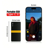 KODAK X200-Disque dur externe SSD portable USB 3.1, type-c, 256B, 512 Go, pour PS4 PC MAC, ordinateurs portables, smartphone, 1 To