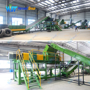 Machine de recyclage de pneus entiers robuste, déchiqueteuses de pneus pour la production de caoutchouc en granulés avec séparation des fils - Product Image 2
