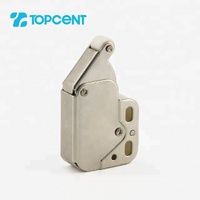 Loquet à ressort miniature moderne à ouverture par pression et déverrouillage tactile pour porte de placard, idéal pour l'extérieur