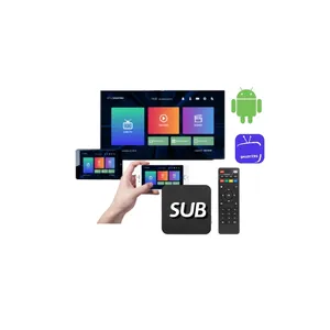SUB Android Tv Box para 3 dispositivos Servidor estable 4K Lxtream Player Box Lista 12 meses de prueba gratuita