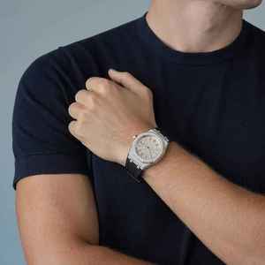 Reloj Clásico Mecánico Atemporal de Lujo con Piedras de Moissanita, Acero Inoxidable, Belleza Premium Superior - Product Image 5