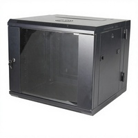 Rak Server Kabinet Jaringan Logam 9U Dua Seksi untuk Pusat Data, Pemasangan di Dinding, Perlindungan IP20, Bersertifikasi CE/ROHS, 19'', Ready Stock