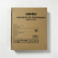 [VAMAV LX1002] Set Line Array Bocinas Peralatan Profesional Panggung Speaker Aktif 10'' 800W  Dudukan Bumper Kabel Audio OEM