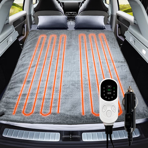 Stock Car 12V Flanela Colchão Aquecido Cobertor Elétrico 9 Níveis De Aquecimento Temperatura Controle Máquina Lavável Plug Poliéster - Product Image 1