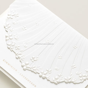 Sobre de papel para bodas y eventos con estampado offset personalizado en papel de algodón ecológico - Product Image 2