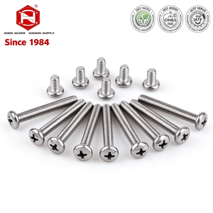Tornillo de cabeza cruzada listo para enviar, tornillo de máquina de acero inoxidable, rosca estable para ensamblaje industrial - Product Image 1