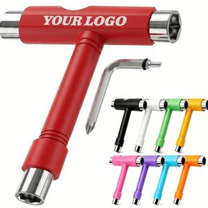 Promotion Outils personnalisés avec logo Tournevis Sports extrêmes Fête Multifonctionnel Portable Skateboard Clé en T Outils professionnels - Product Image 1