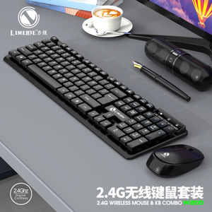 Combo de teclado y ratón inalámbricos Limei W200, receptor compartido de 2,4G para uso en el hogar, la oficina y el ordenador portátil - Product Image 3