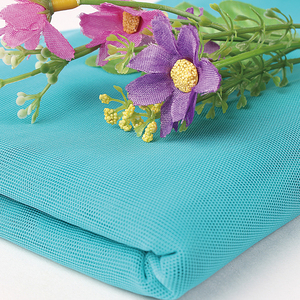 Wholesale China Factory <strong>Blue</strong> Plaid Soft Net <strong>Material</strong> - Product Image 3