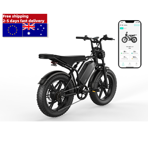 Bicicleta Eléctrica V8 Eu Wh Dirt Bike, Suspensión Completa, 250w, 15ah, Largo Alcance, Almacén en el Extranjero, V8 para Adultos, Eltrica, Elektrisches Char - Product Image 4
