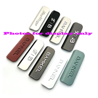 Plaques de bagages personnalisées de luxe vintage en alliage de zinc, étanches, réglables, tendance, avec logo de qualité designer, personnalisables