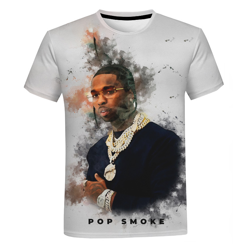 Shop Our POP SMOKE T Shirt for Men - 3D Printed Streetwear