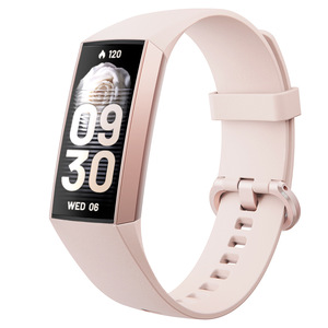 Pulsera inteligente de 1,13 pulgadas con monitorización de frecuencia cardíaca y oxígeno en sangre, reloj deportivo negro - Product Image 4
