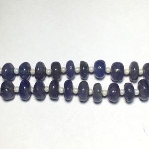 Tanzanite Rondelle Forme Polie À La Main Perles De Pierres Précieuses En Vrac Pierre Naturelle Fabrication De Bijoux En Gros Collier Prix Par Brin - Product Image 4