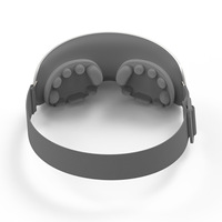 Masseur oculaire intelligent chauffant et pétrissant avec contrôle de la minuterie, simulation de main humaine et points d'acupression pour soulager la fatigue oculaire, utilisation à domicile/bureau