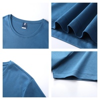 T-shirt personnalisé sérigraphié T-shirt en coton ammoniac liquide T-shirts de haute qualité pour hommes T-shirt de sport personnalisé à col rond