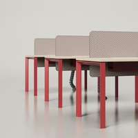 Cloison de bureau acoustique moderne et écologique en tissu, 100 % PET, pour écoles et hôtels, absorption sonore et intimité