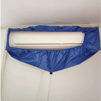 Housses anti-poussière pour climatiseur mural en PVC, manuelles, pour unité de climatisation