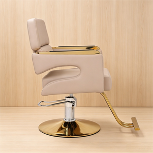 Silla de Peluquería Profesional al por Mayor para Mujeres, Asiento Moderno con Elevación para Corte de Cabello, Cuero Sintético para Salones de Belleza y Barberías - Product Image 6