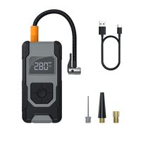 150PSI Smart Pneu De Voiture Pompe À Vélo Portable Électrique Numérique Gonfleur de Pneu de Compresseur D'air pompe power bank avec 2500mAh