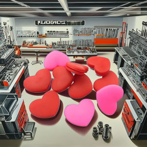 מחבט טניס ספורט מחבט בולעים בצורת לב בולעים רטט מחבטי מחבטי tenis - Product Image 2