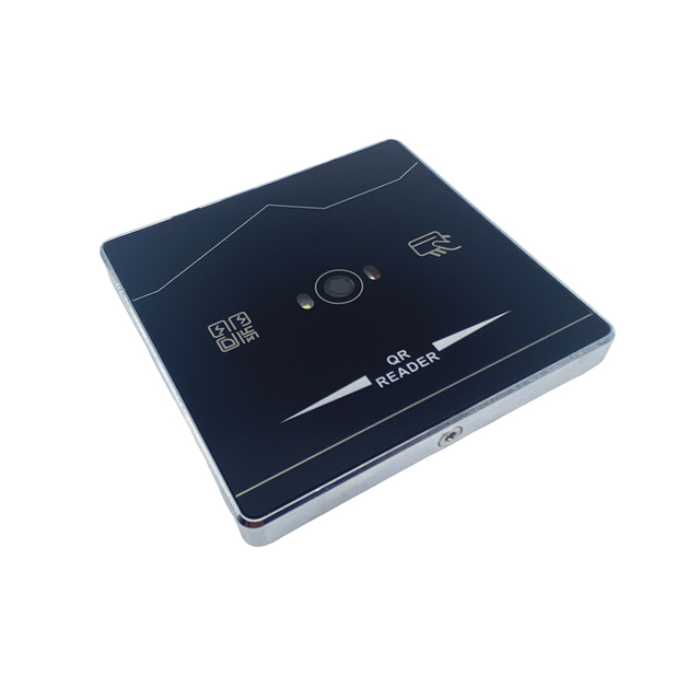 QR Code Scanner125khz/13.56Mhz RFID Reader Support Wiegand 26/34 RS232 RS485 Access Control Card Reader Wall Mounted