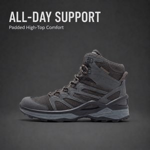 <b>Waterproof</b> Men Outdoor Training Boots Breathable Inner Membrane Reinforced Toe Non Slip Outdoor Trekking Boots - Product Image 3