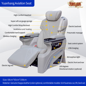 Asiento de Aviación para Automóvil, Modificación para Hyundai H-1, <span class=keywords><strong>Custo</strong></span>, Staria, IMax, KIA Carnival, Renault Trafic, Peugeot Traveller - Product Image 3