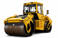 Compacteur vibrant autopropulsé SHANTUI d'occasion à tambour unique de grande taille pour le compactage de l'asphalte et du sol