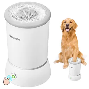 Detergente per zampe per cani e gatti di piccola taglia con massaggiatore 157 spazzole morbide e batteria incorporata spazzola per la pulizia di cani e gatti per animali domestici
