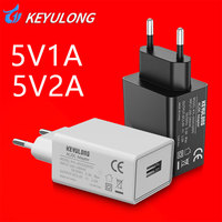 Alimentation murale universelle certifiée CE RoHS, AC DC 5V 1A 2A 10W 5W, chargeur USB avec protection OTP OVP