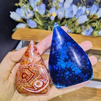 Nouveauté Pierre de guérison en cristal naturel Quartz violet Agate à écailles de dragon arc-en-ciel Ornement pour cadeau Décoration