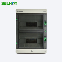 Boîtier de distribution électrique extérieur étanche IP65 en plastique ABS série SELHOT SHA, conforme RoHS, résistant aux intempéries, Zhejiang