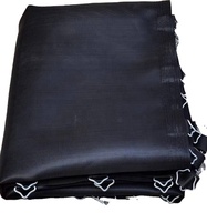 Tapis de saut de remplacement noir pour trampoline, accessoires pour aire de jeux intérieure, filet de saut de rechange pour parc de trampolines