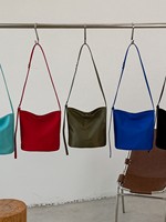 Sac HAOXUAN pour femme, nouveau style 2026, sac à main vintage, bandoulière simple et tendance en nylon, version coréenne, grande capacité, sac seau