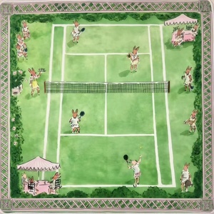 07 Easter Bunny & Egg Printed <b>Table</b> <b>Mat</b>, Happy Easter Square Placemat, Colorful Spring Easter Decorative <b>Table</b> Cover - Product Image 4