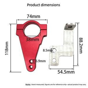 Kit de support universel en alliage d'aluminium pour amortisseur de direction anti-tremblement de moto (vente en gros) - Product Image 3