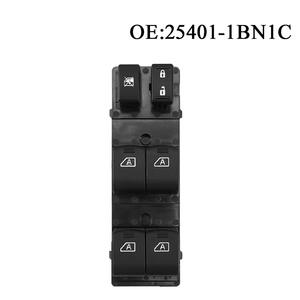 Interrupteur de lève-vitre électrique ABS neuf 25401-1BN1C pour l'avant gauche des véhicules Nissan Infiniti - Product Image 2