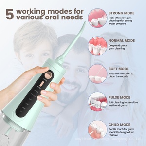 Custom Rechargeable Portable Electric Dental <b>Cleaning</b> <b>Machine</b> Waterproof Type-C Charging Water Flosser <b>Teeth</b> Whitening Wholesale - Product Image 3