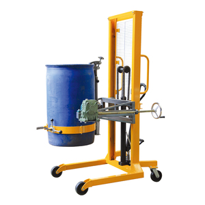 Pegangan <span class=keywords><strong>Drum</strong></span> minyak hidrolik portabel kapasitas Manual 450kg meja angkat seluler truk pembawa barang pengangkat troli HGTP.LT angkat - Product Image 2