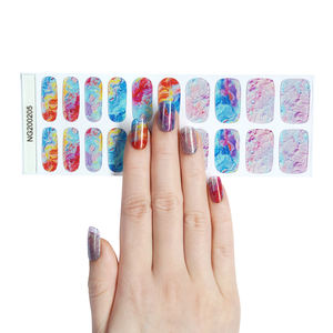 Autocollants de vernis à ongles en Gel, étiquettes personnalisées, néon Disco, presse, enveloppes d'ongles, bandes d'ongles en Gel Uv avec lumière Uv - Product Image 2