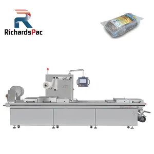 Maquina de Embalaje Termoformado Automatic Food Meat Thermoforming Vacuum Packaging Machine Ricotta Mozzarella Cheddar Cheese