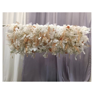 X09 all'ingrosso matrimonio casa composizione floreale Decor appeso fiore di seta pannello a parete 3D Roll Up fiore artificiale sfondo della parete - Product Image 1