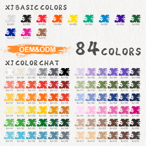 Juego de <span class=keywords><strong>pintura</strong></span> de <span class=keywords><strong>tela</strong></span> acrílica azul no tóxica para <span class=keywords><strong>pintura</strong></span> textil <span class=keywords><strong>en</strong></span> varias telas - Product Image 6