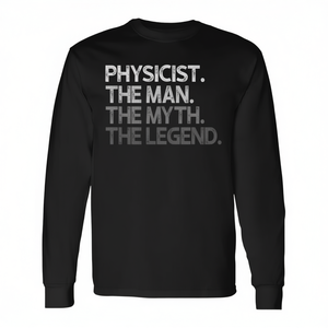 T-shirt a maniche lunghe del fisico The Man The Myth The Legend - Product Image 2