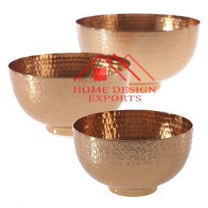 High Quality Metal Pedestal Flower Bowl Vase Latest Design <b>Copper</b> <b>Table</b> Centerpiece Decor - Product Image 6