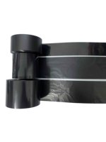 Ruban TTO haute vitesse Near Edge 55mm*600m, résine noire, compatible avec l'imprimante Markem Imaje pour l'emballage alimentaire